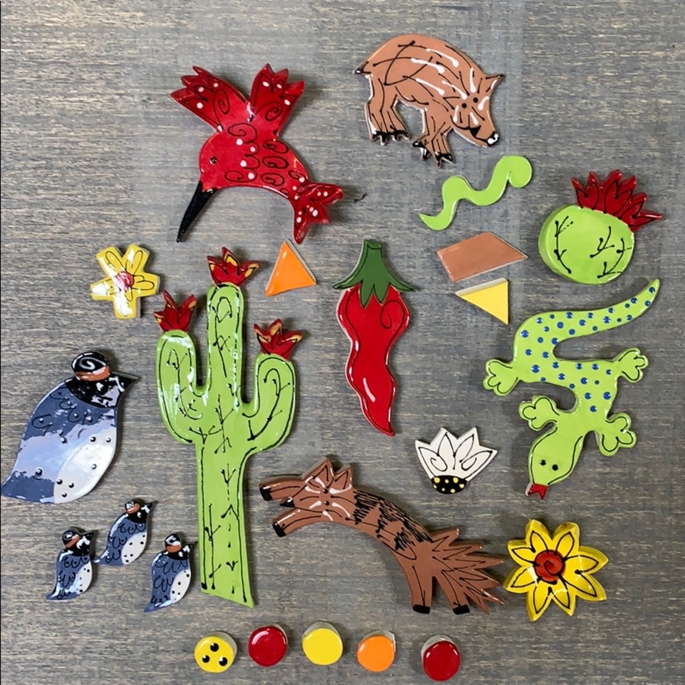 Whimsy Handmade tiles Desert Collection